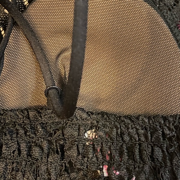 Pink By Victoria’s Secret Black Lacy Bralette S/P - Picture 6 of 6